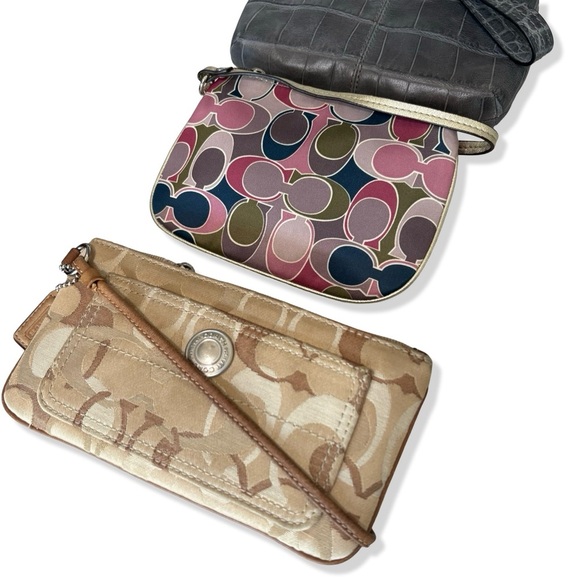 HTF Y2K VTG Coach BUNDLE Wristlets + Mini Skinny Bundle Rare Vintage – Set of 7 - Picture 9 of 15